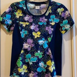 Butterfly Scrub Top